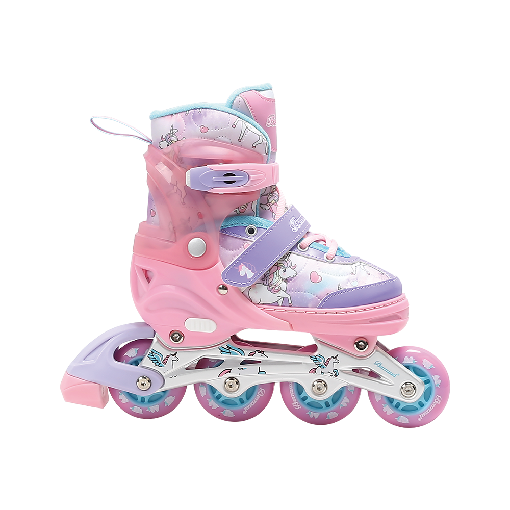 Patins em linha rosa BW-230-6
