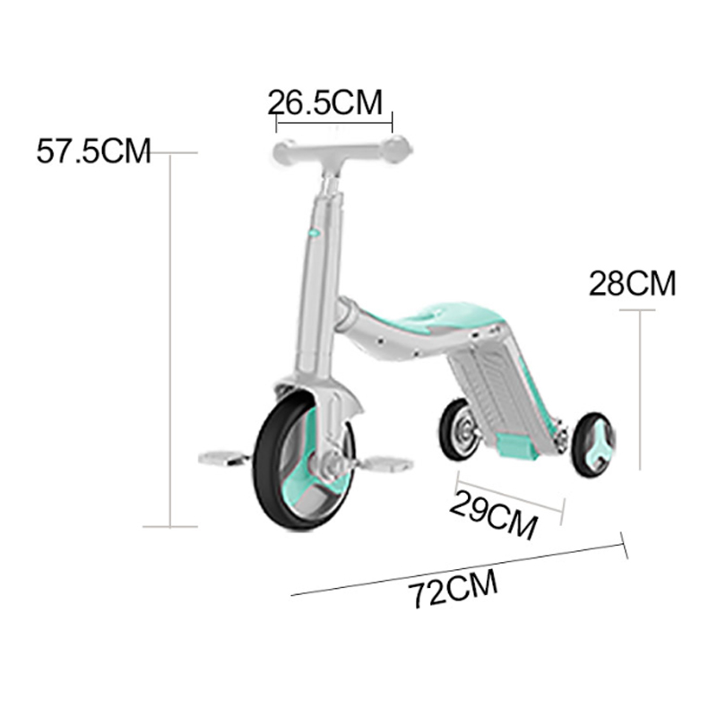 FL-868 Scooter Infantil 3 em 1
